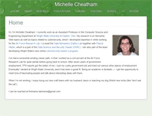 Tablet Screenshot of michellecheatham.com